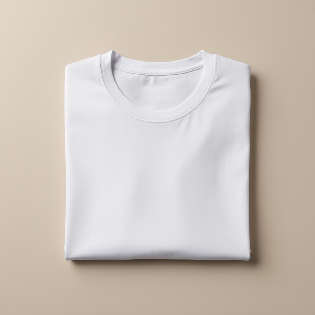 Camiseta básica premium masculina branca